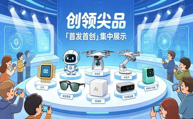 创领尖品，「首发首创」集中展示